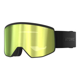 Gogle narciarskie Atomic Four PRO HD Black Green Gold Photo OTG 2025
