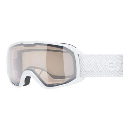 Gogle narciarskie Uvex Xcitd White Mat Mirror Silver Vario OTG S1-S3 z fotochromem 2025