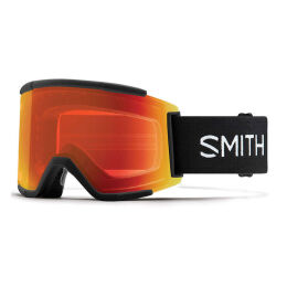 Gogle narciarskie Smith Squad XL Black ChromaPop Everyday Red Mirror S2 + ChromaPop Storm Yellow Flash S1 2024