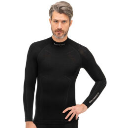 Bluza męska termoaktywna termiczna Brubeck Extreme Wool Merino Black 2024
