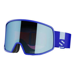 Gogle narciarskie snowboardowe Salomon LO FI Race Blue Sigma Sky Blue 2023